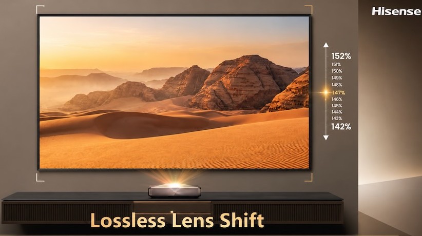 HISENSE L9Q PRO Lens-shift