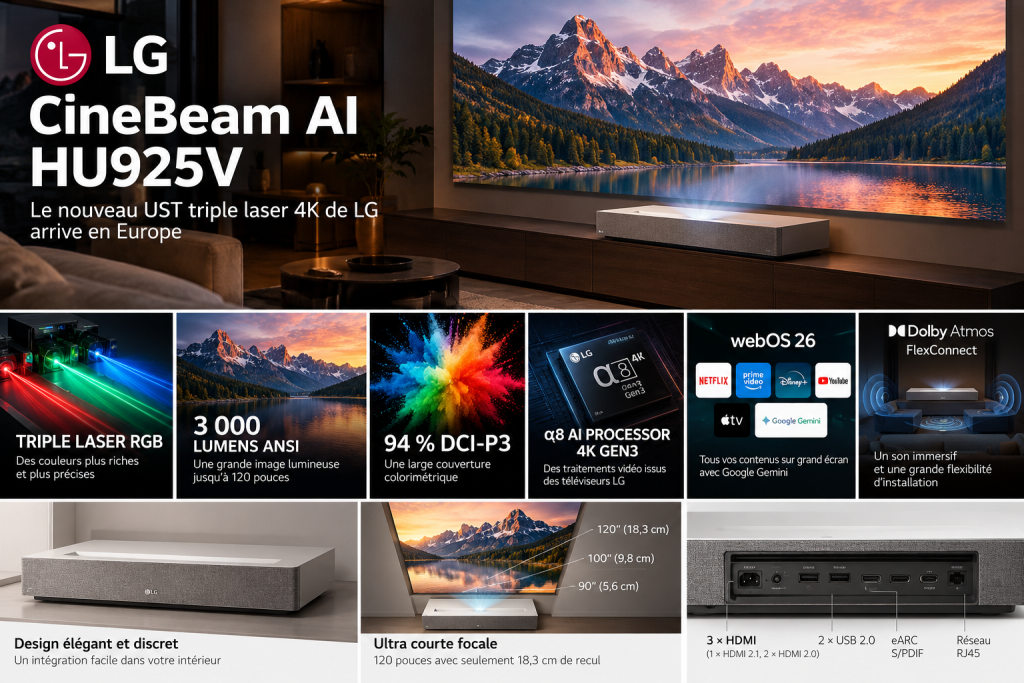 LG CineBeam AI HU925V