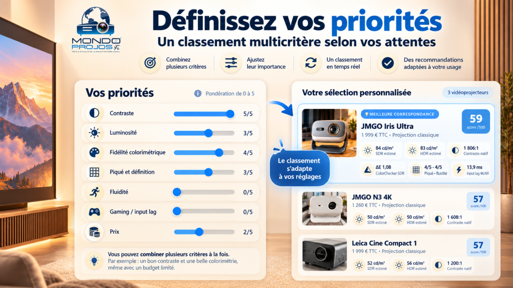 Guide d'achat vidéoprojecteurs